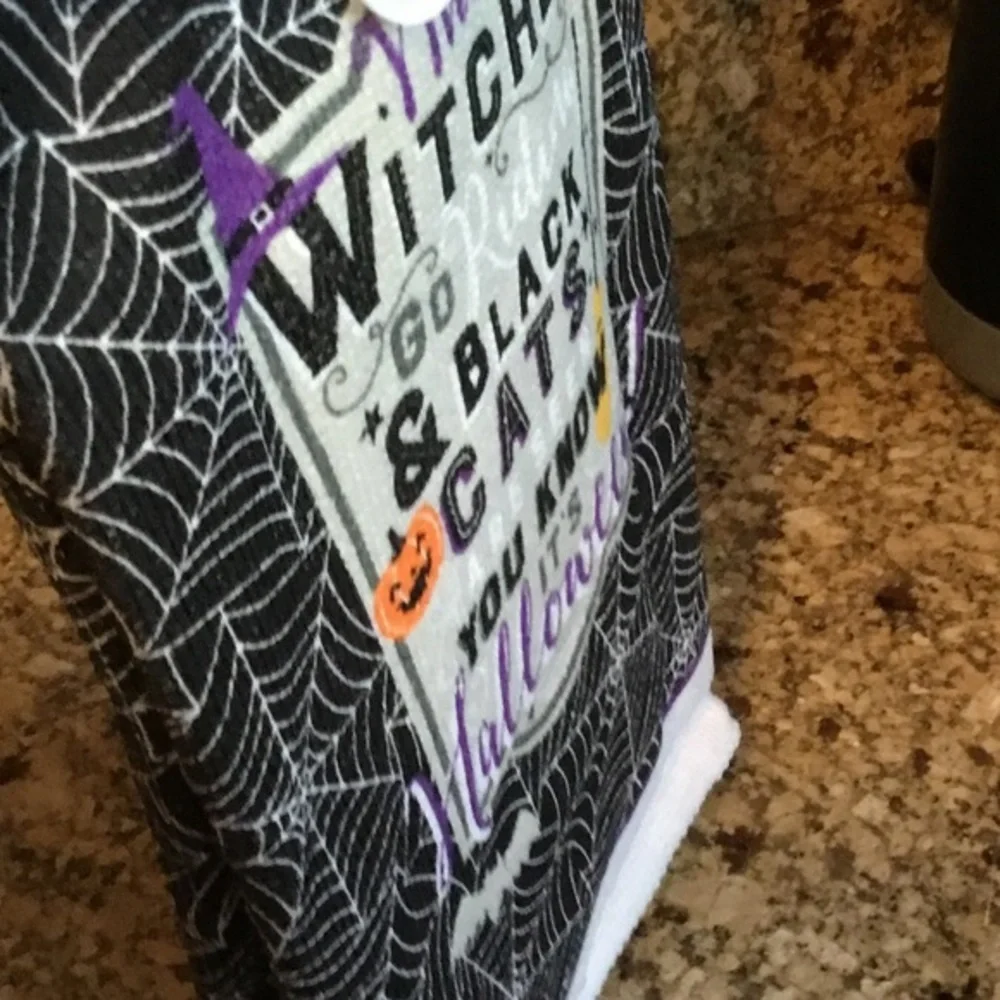 Halloween Holiday Witch Towel Pot Holder Set Bundle